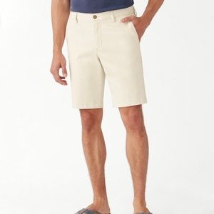 NWT Tommy Bahama Boracay 10-Inch Chino Shorts “bleached sand” color